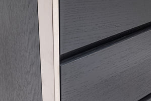 Zoe Modern Grey Bedroom Set