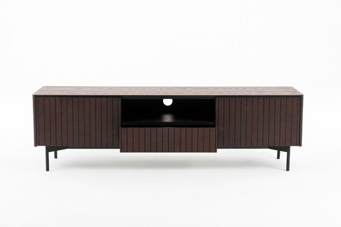 Modrest Calhoun - Modern Smoked Ash TV Stand