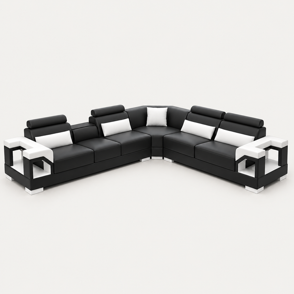 Talos Modern Leather Sectional