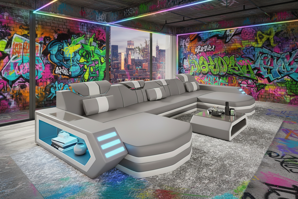 Light grey white urban