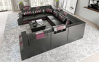 Cosmo XL U-Shape LED Sectional - Extra Large Party Couch for Big Spaces
