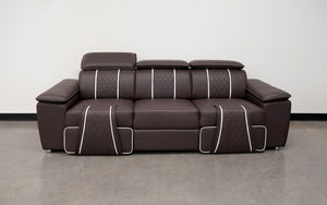 Uli Leather Sofa + Loveseat +Coffee Table