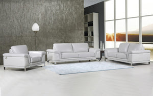 Juliny Leather Sofa Set