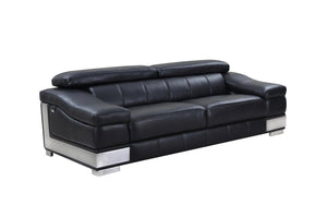 Aolon Black Sofa Set