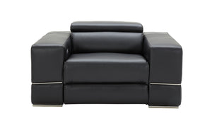 Yily Leather Modern Recliner Living Room Set