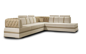 Royal Modern Leather Sectional