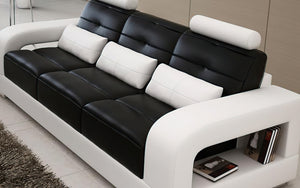 Ulubray Modern Leather Sofa Set