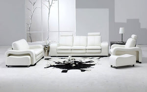 Serena Leather Sofa Set