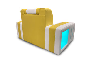 Ralutic Leather Sofa Set with LED Light