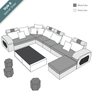 Selena Modular Tufted Sectional