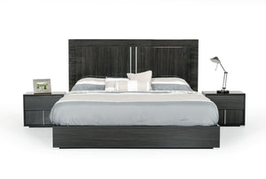 Axman Italian Modern Grey Nightstand