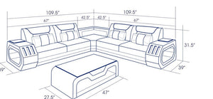 Sectional,Jubilee furniture store Las Vegas-Modern furniture