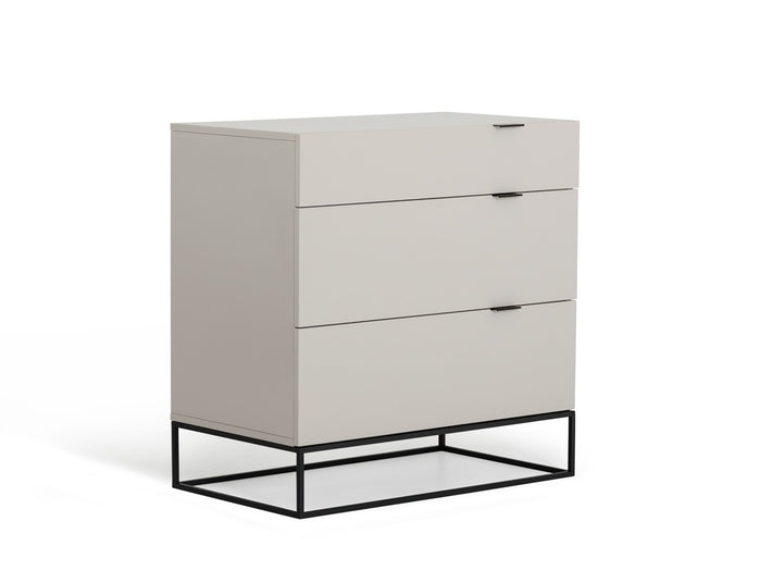 Haqi Modern Grey Dresser