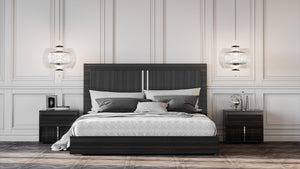 Axman Italian Modern Grey Bedroom Set